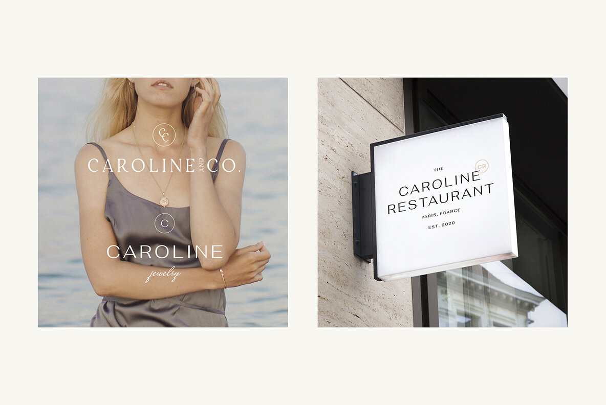 Caroline Minimal Logo Kit 13