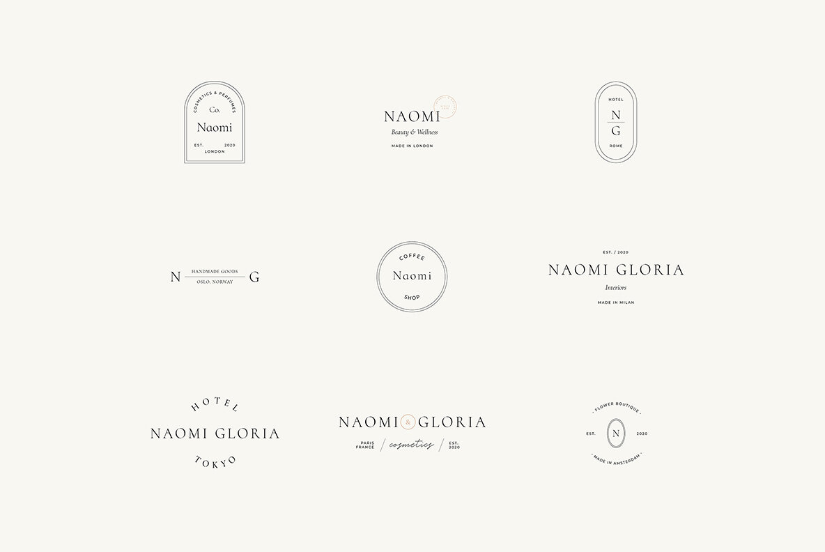 Naomi Minimal Logo Kit 4
