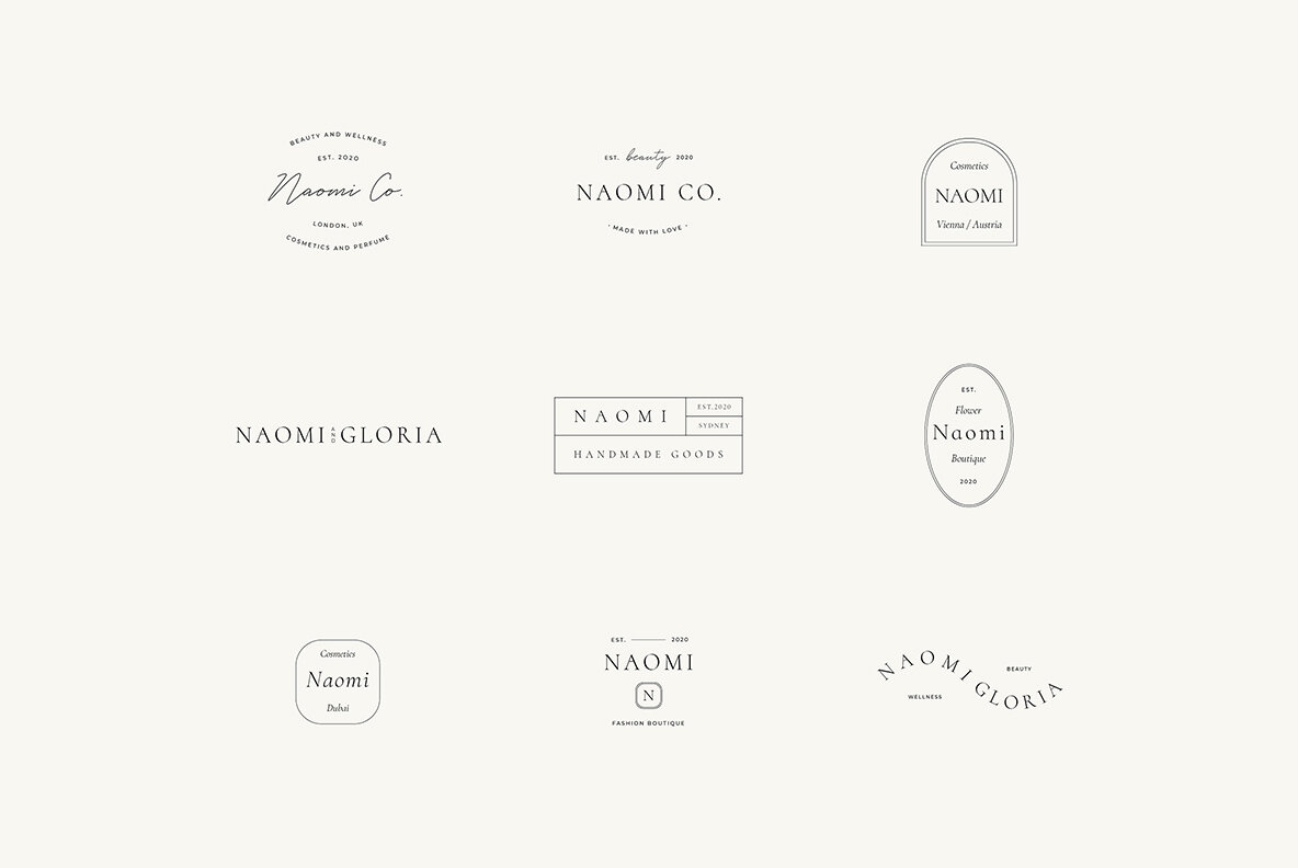Naomi Minimal Logo Kit 6