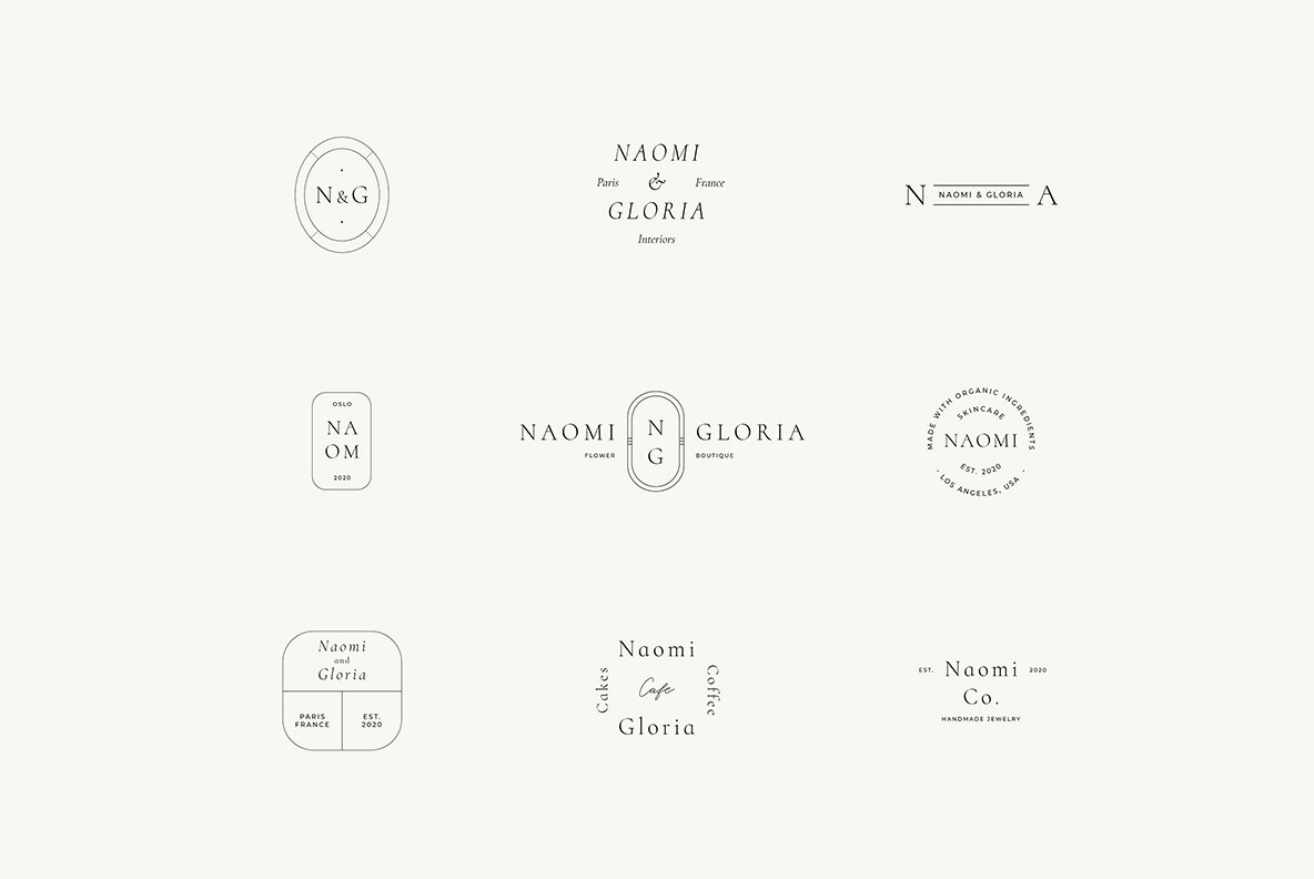 Naomi Minimal Logo Kit 8