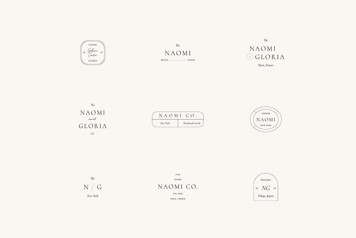 Naomi Minimal Logo Kit 12