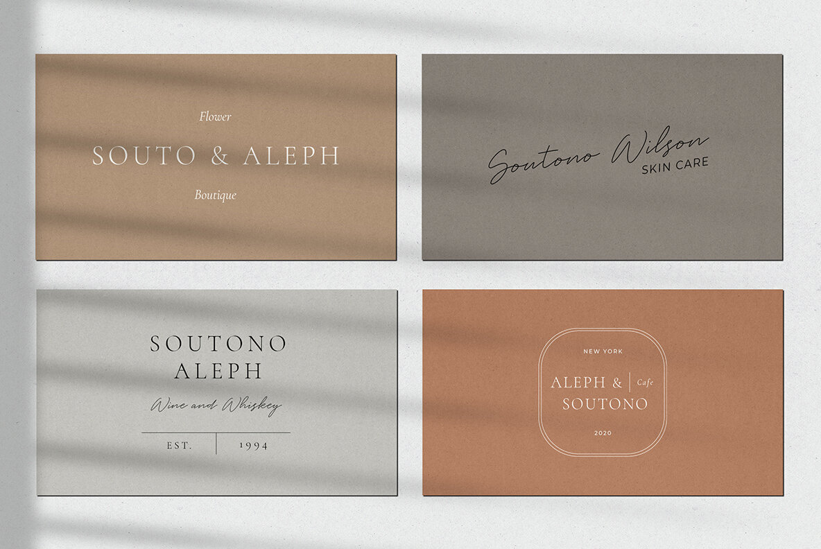 Soutono Minimal Logo Kit 3