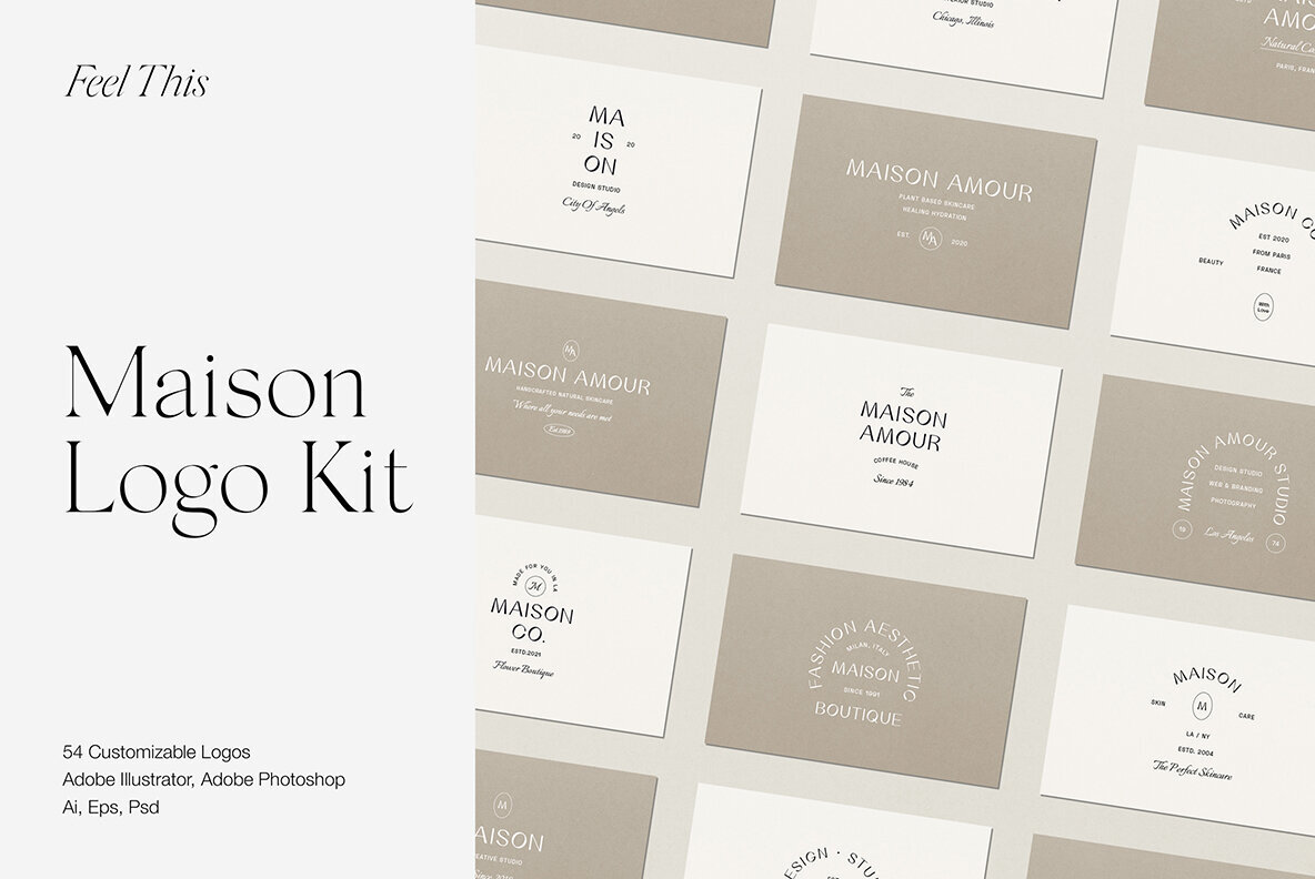 Maison Minimal Logo Kit 1
