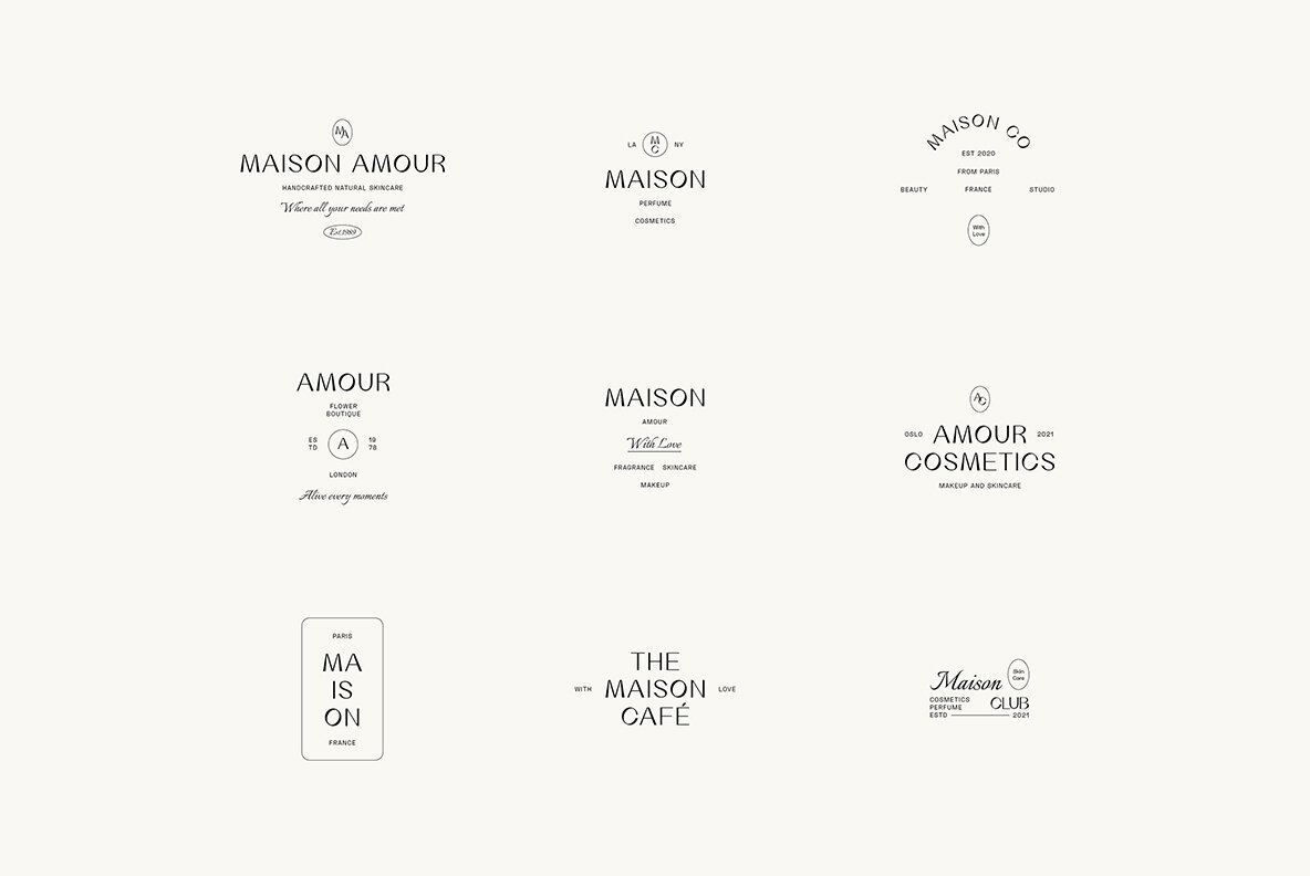 Maison Minimal Logo Kit 6