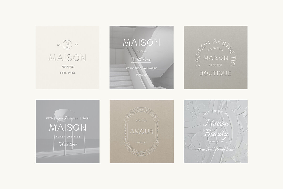 Maison Minimal Logo Kit 9