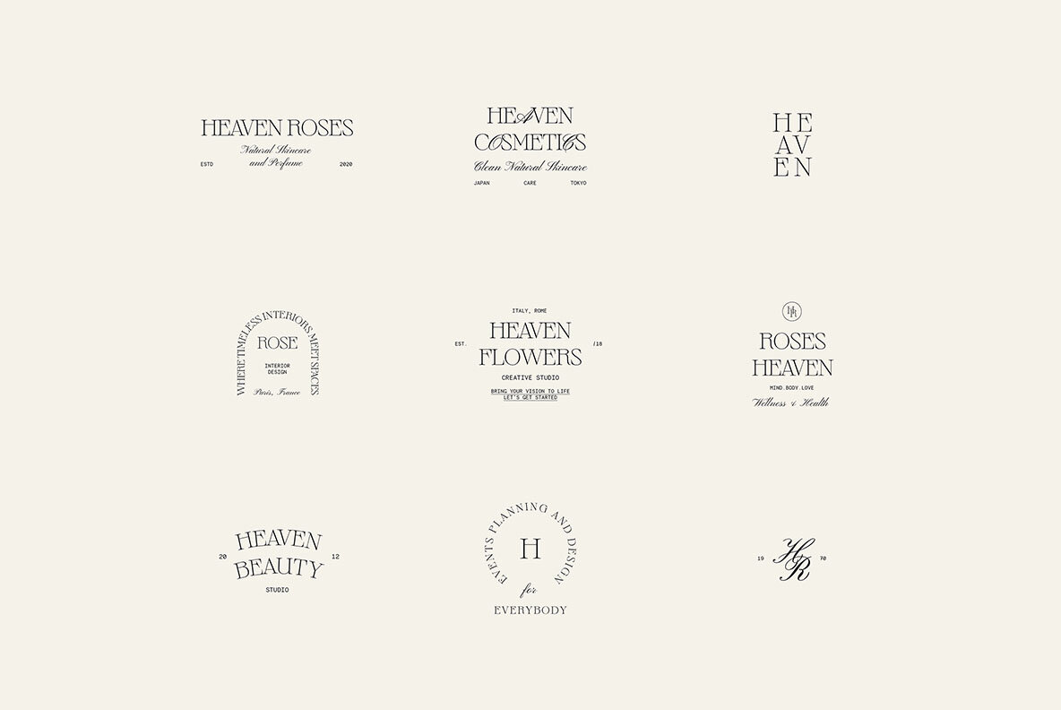 Heaven Minimal Logo Kit 10