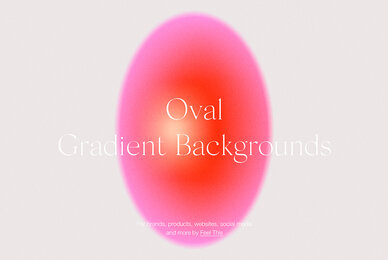 Oval Grainy Gradient Textures Backgrounds