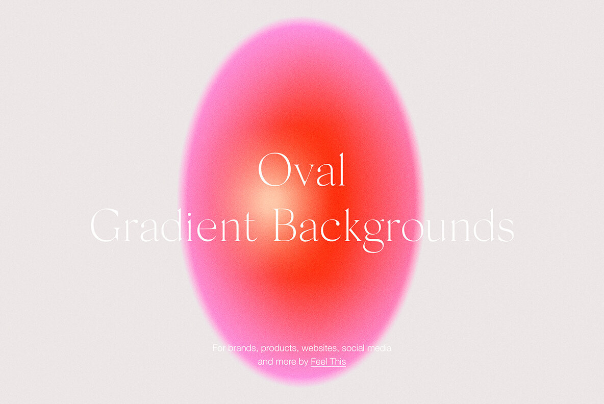 Oval Grainy Gradient Textures Backgrounds 1