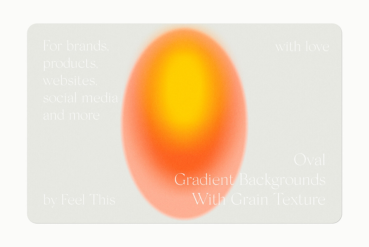 Oval Grainy Gradient Textures Backgrounds 2