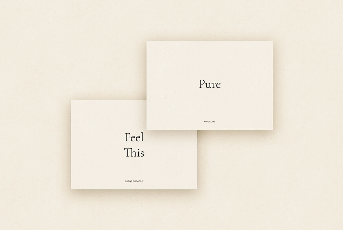 Pure Paper Mockup Scene Creator 3