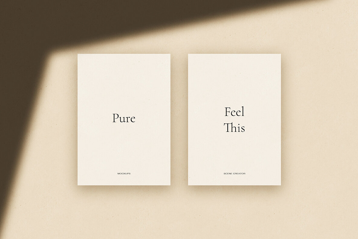 Pure Paper Mockup Scene Creator 5