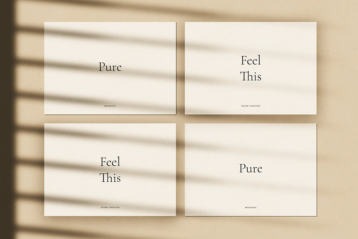 Pure Paper Mockup Scene Creator 6