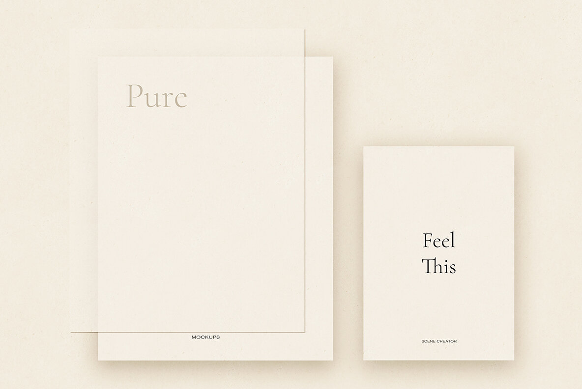 Pure Paper Mockup Scene Creator 7