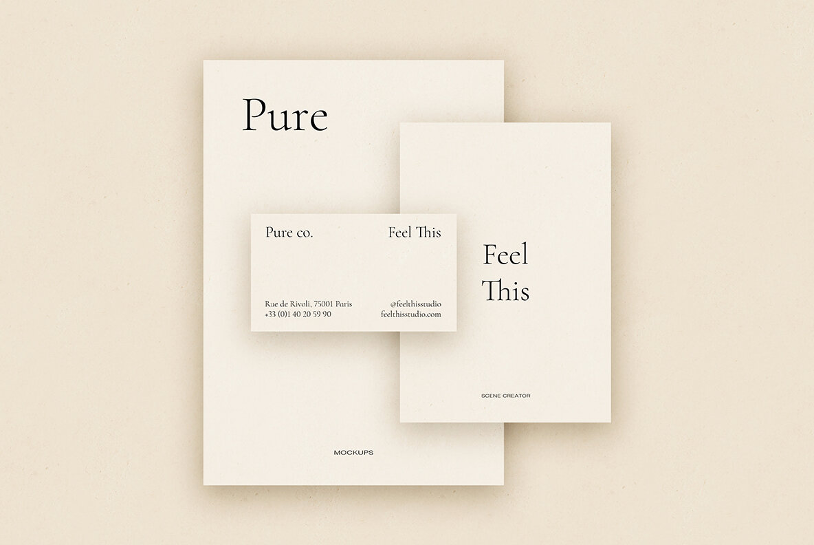 Pure Paper Mockup Scene Creator 8