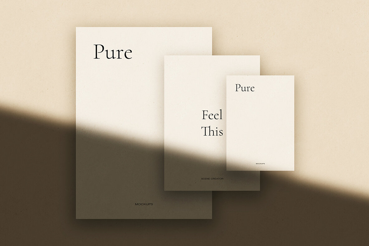 Pure Paper Mockup Scene Creator 9