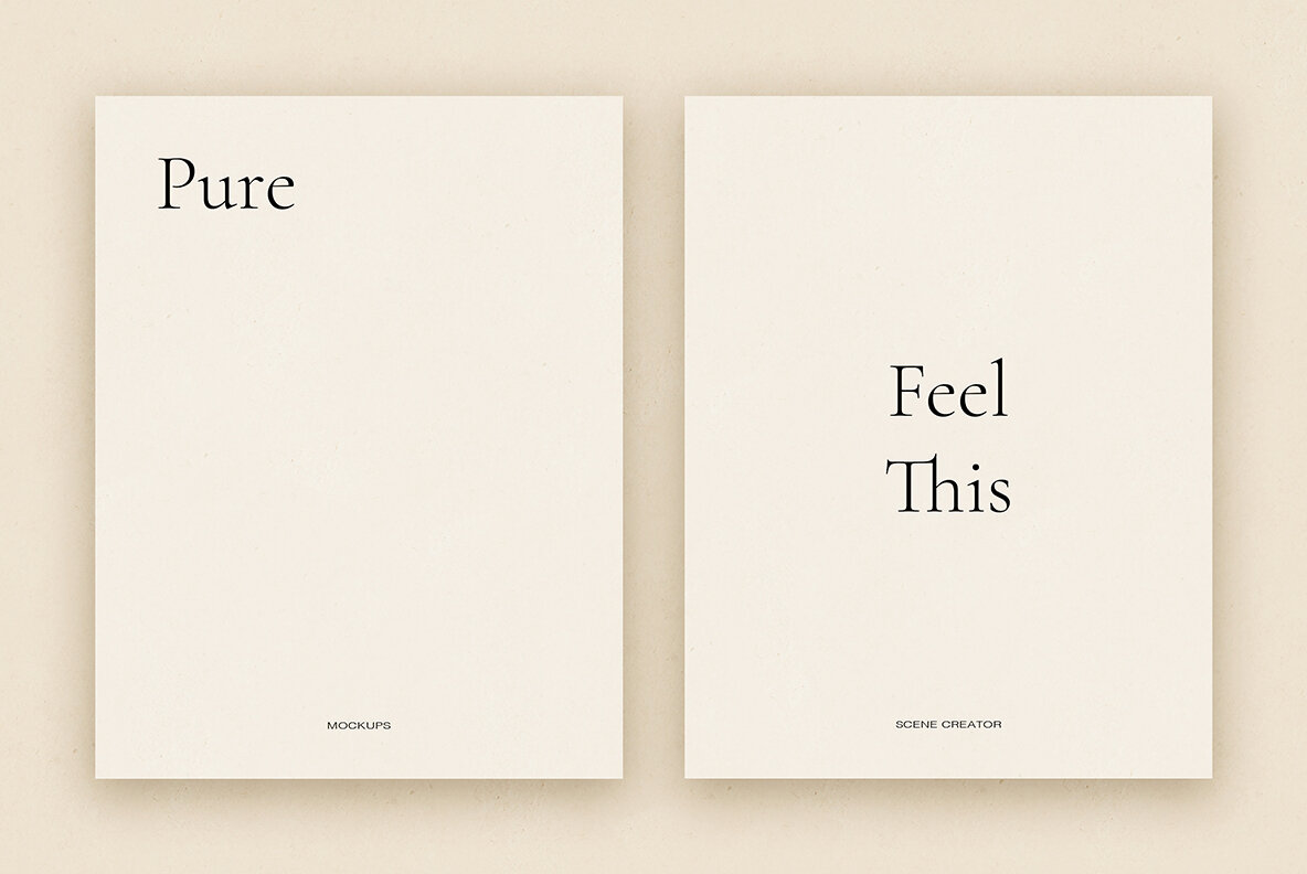 Pure Paper Mockup Scene Creator 16