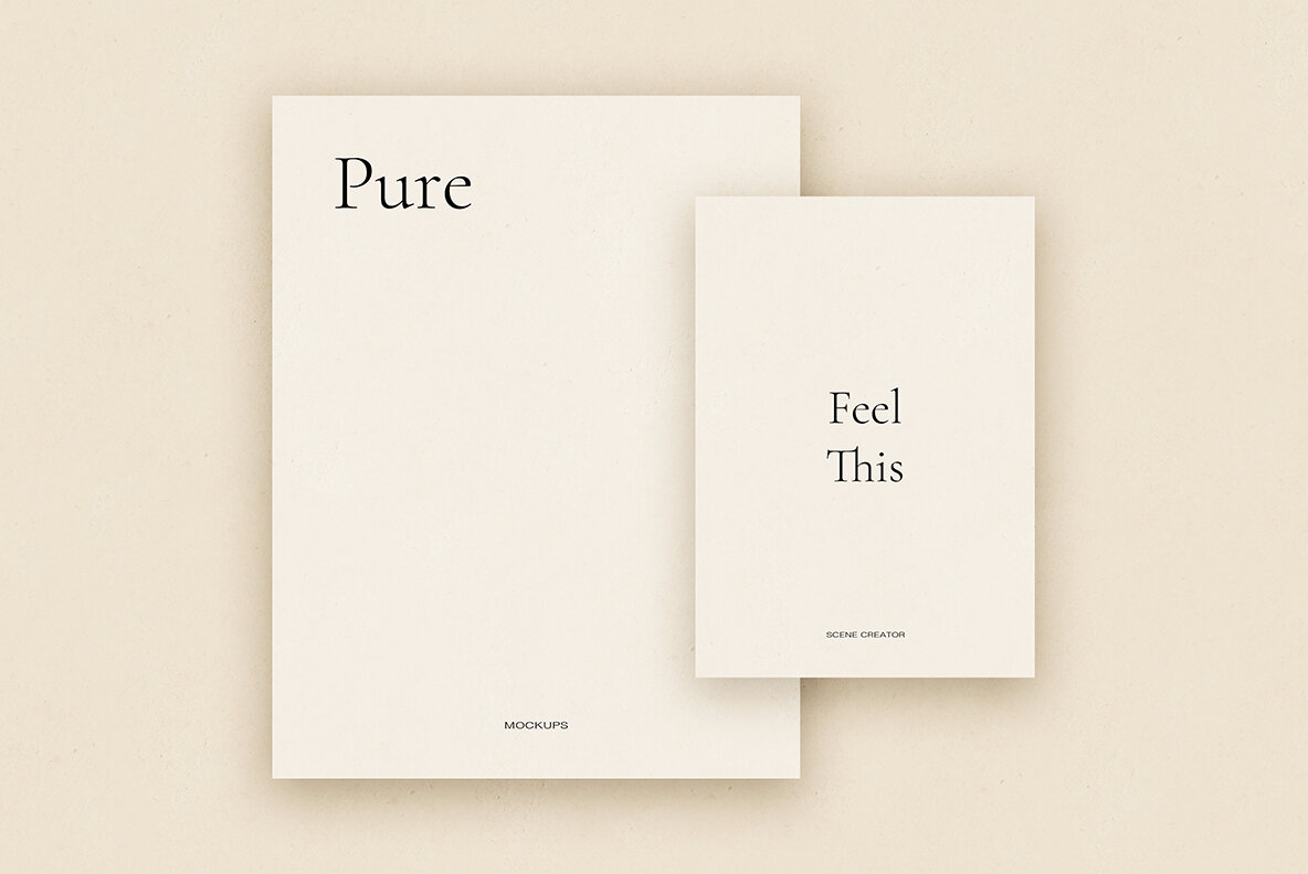 Pure Paper Mockup Scene Creator 20