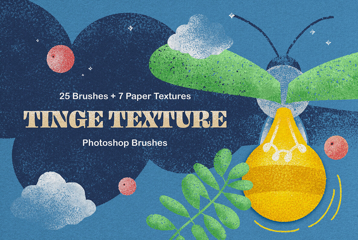 Tinge Texture Photoshop Brushes 1