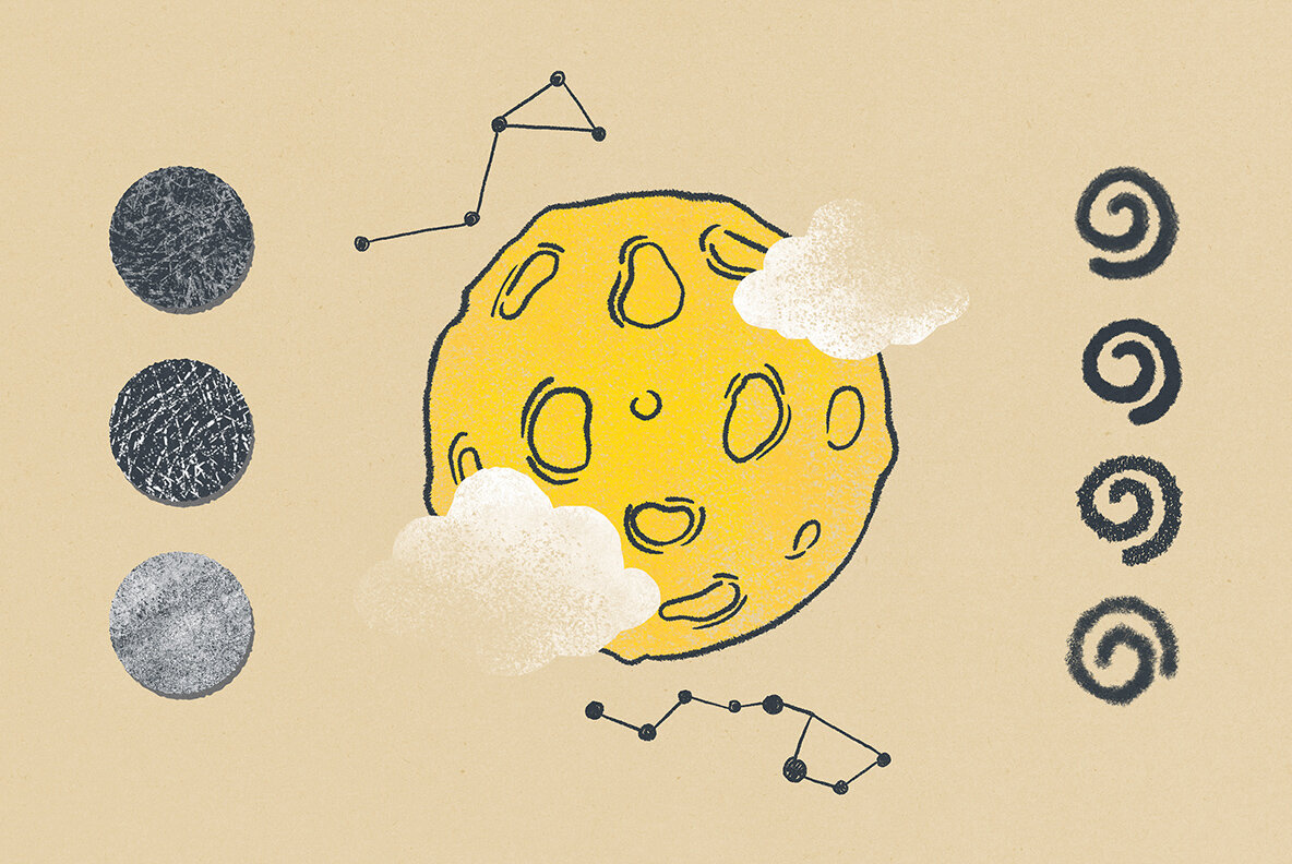 Tinge Texture Photoshop Brushes 5