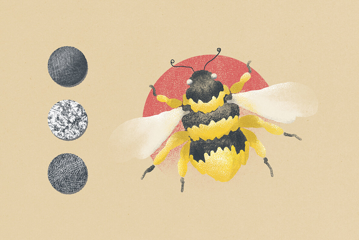 Tinge Texture Photoshop Brushes 7