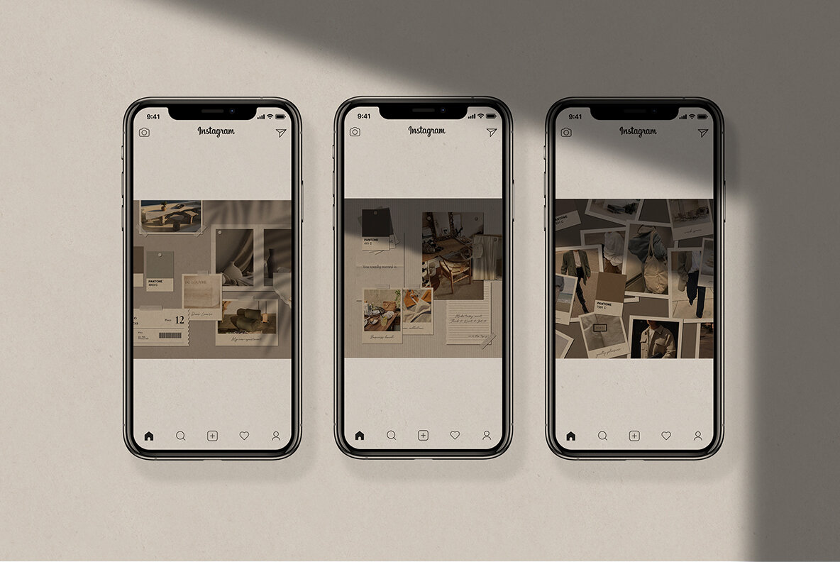 Realistic Mood Board Mockups l 9