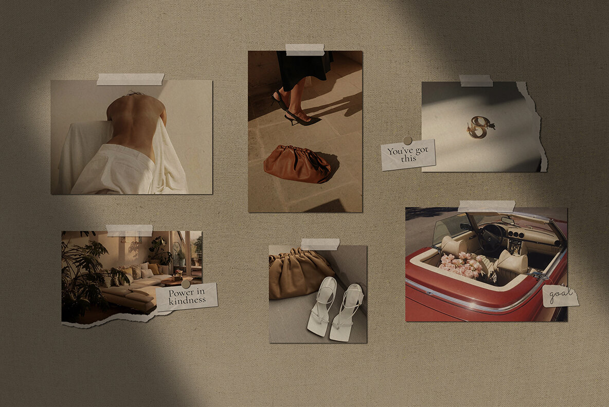 Realistic Mood Board Mockups lll 4