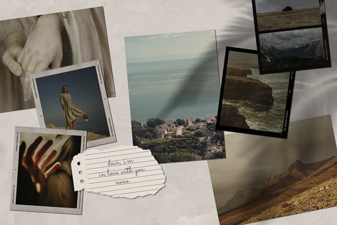 Realistic Mood Board Mockups lll 5