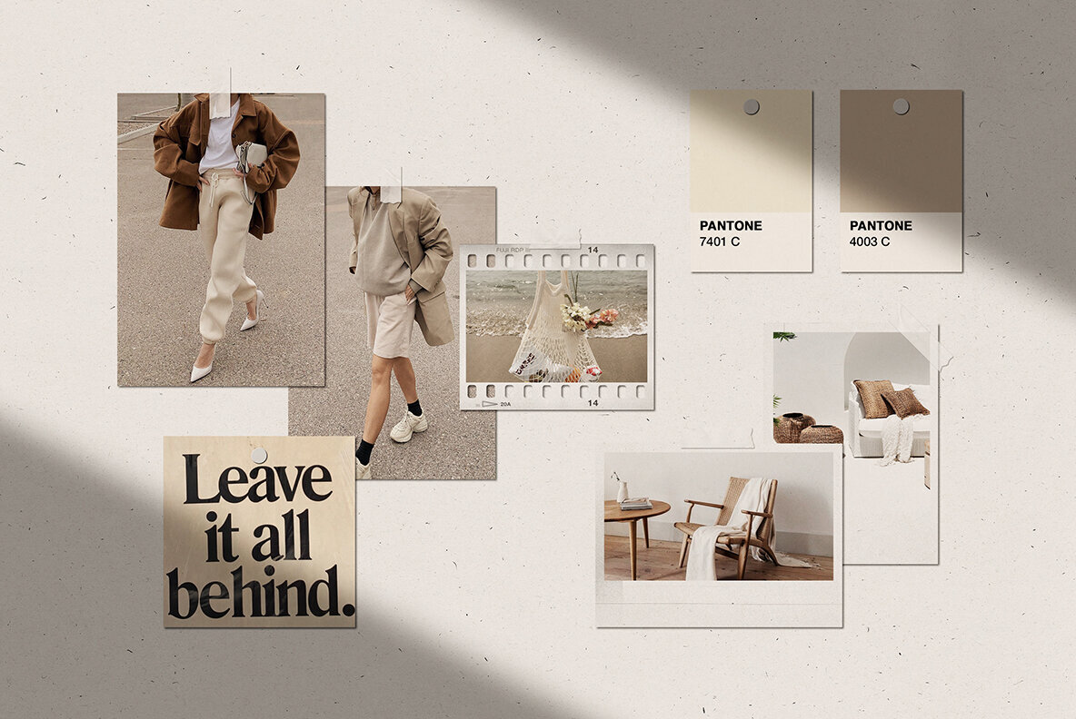 Realistic Mood Board Mockups lV 3
