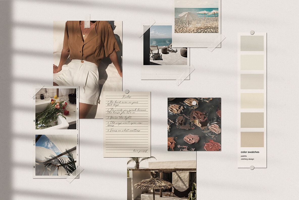 Realistic Mood Board Mockups lV 5