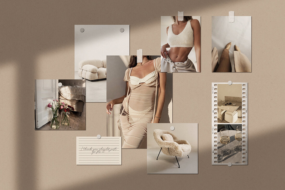 Realistic Mood Board Mockups lV 7