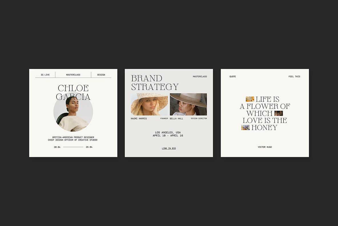 Heaven Instagram Social Media Pack Canva PS 12