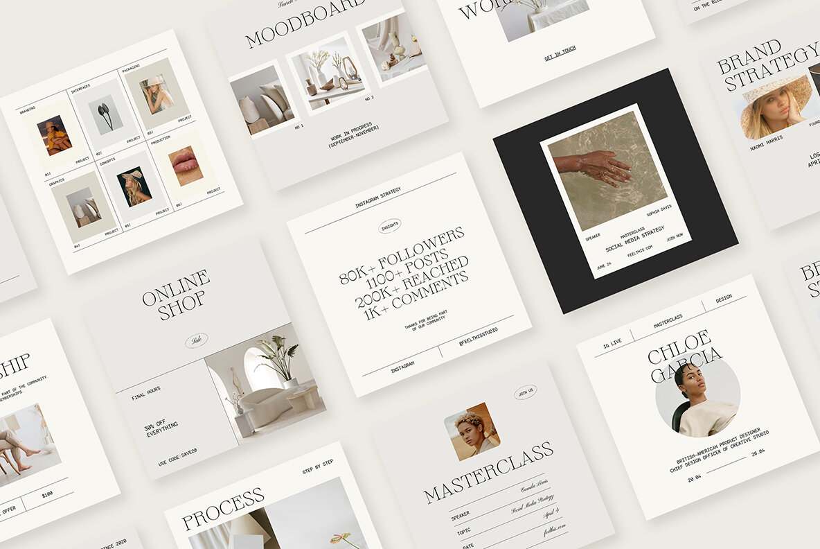 Heaven Instagram Social Media Pack Canva PS 15