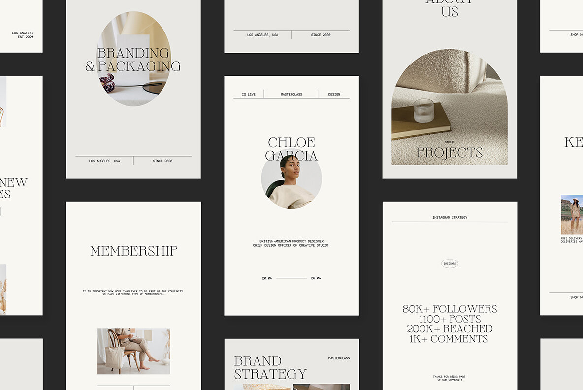 Heaven Instagram Social Media Pack Canva PS 17