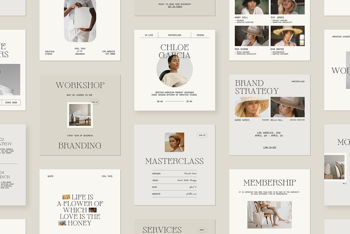 Heaven Instagram Social Media Pack Canva PS 19