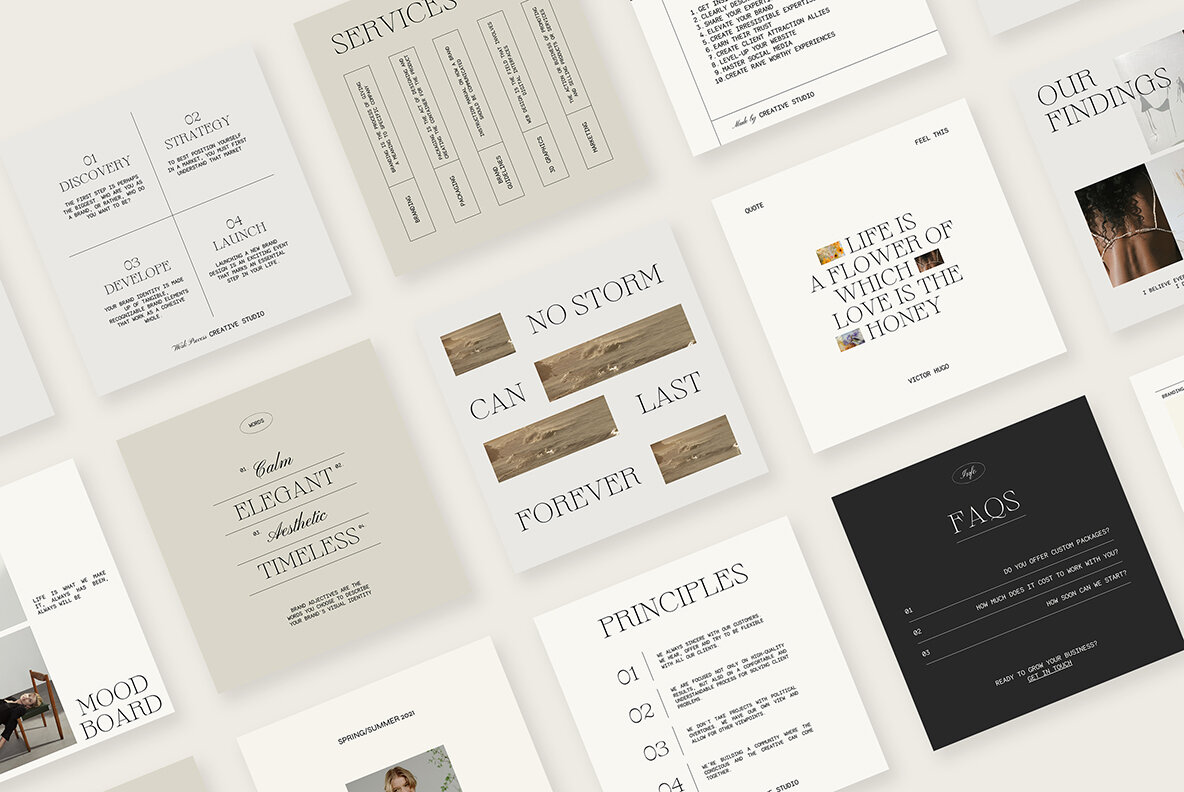 Heaven Instagram Social Media Pack Canva PS 21