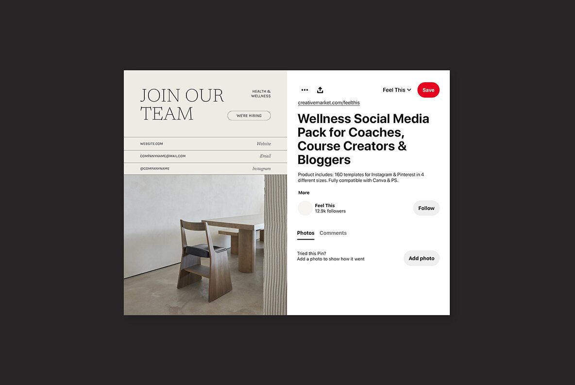 Wellness Instagram Social Media Pack Canva PS 8