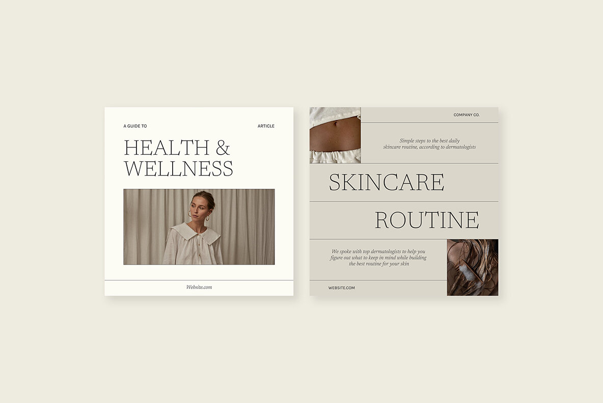 Wellness Instagram Social Media Pack Canva PS 18