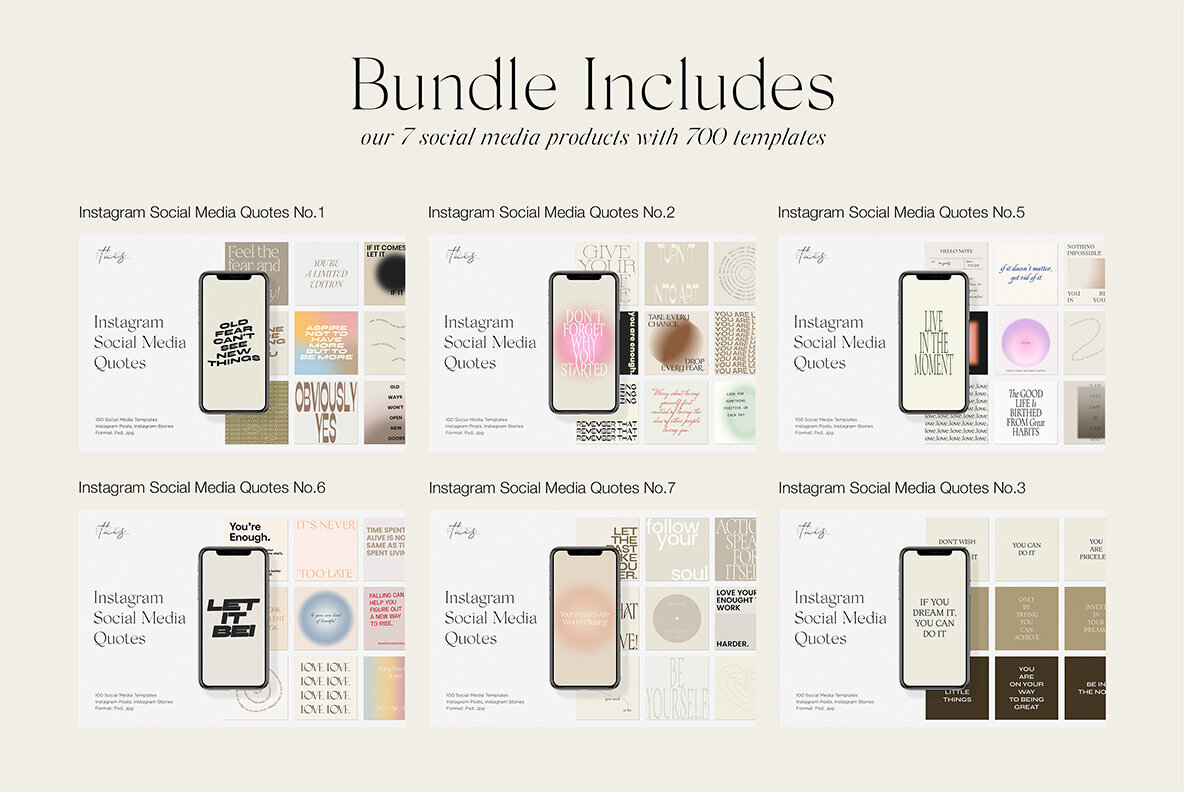 700 Bundle Instagram Quotes PS 2