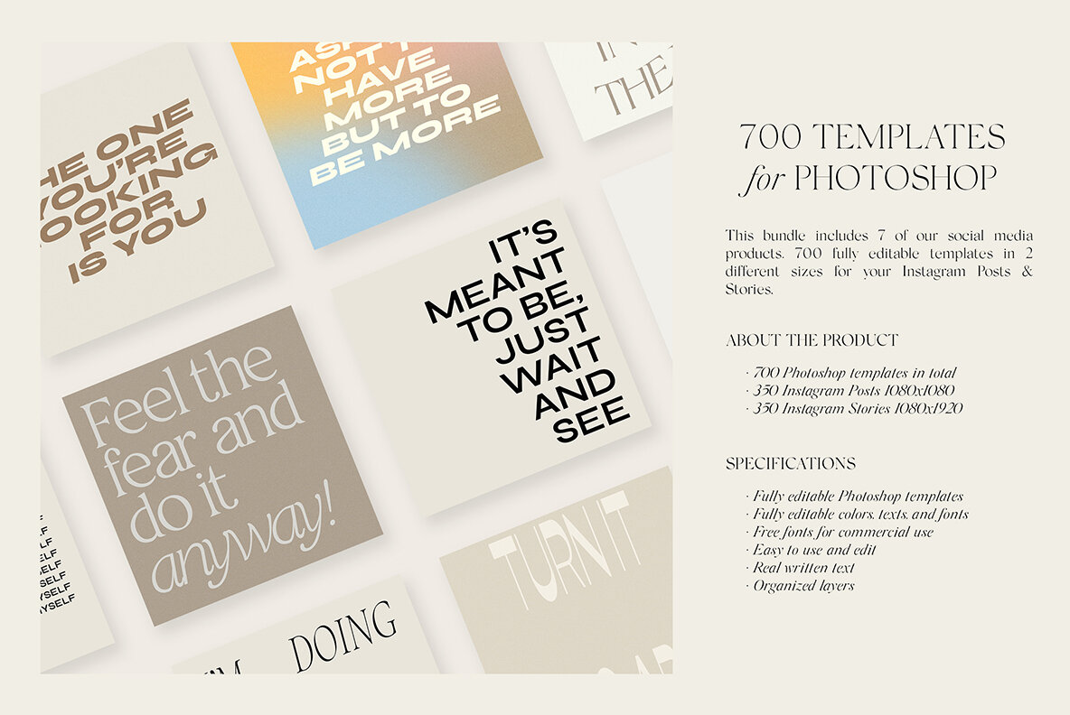700 Bundle Instagram Quotes PS 10