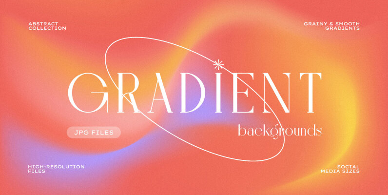 Grainy and Smooth Gradient Textures Pack