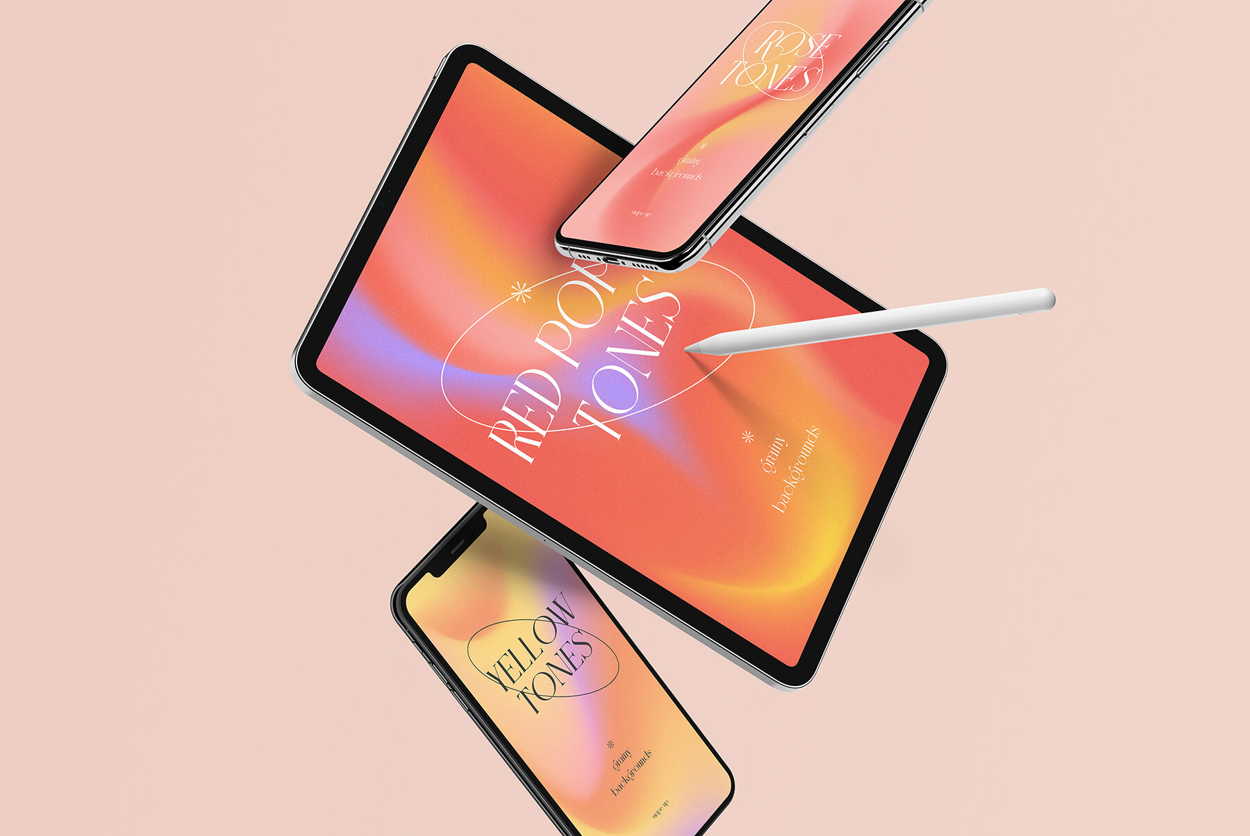 Grainy and Smooth Gradient Textures Pack 14