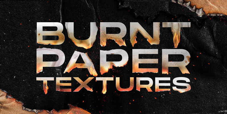 Torn and Burned Paper Textures