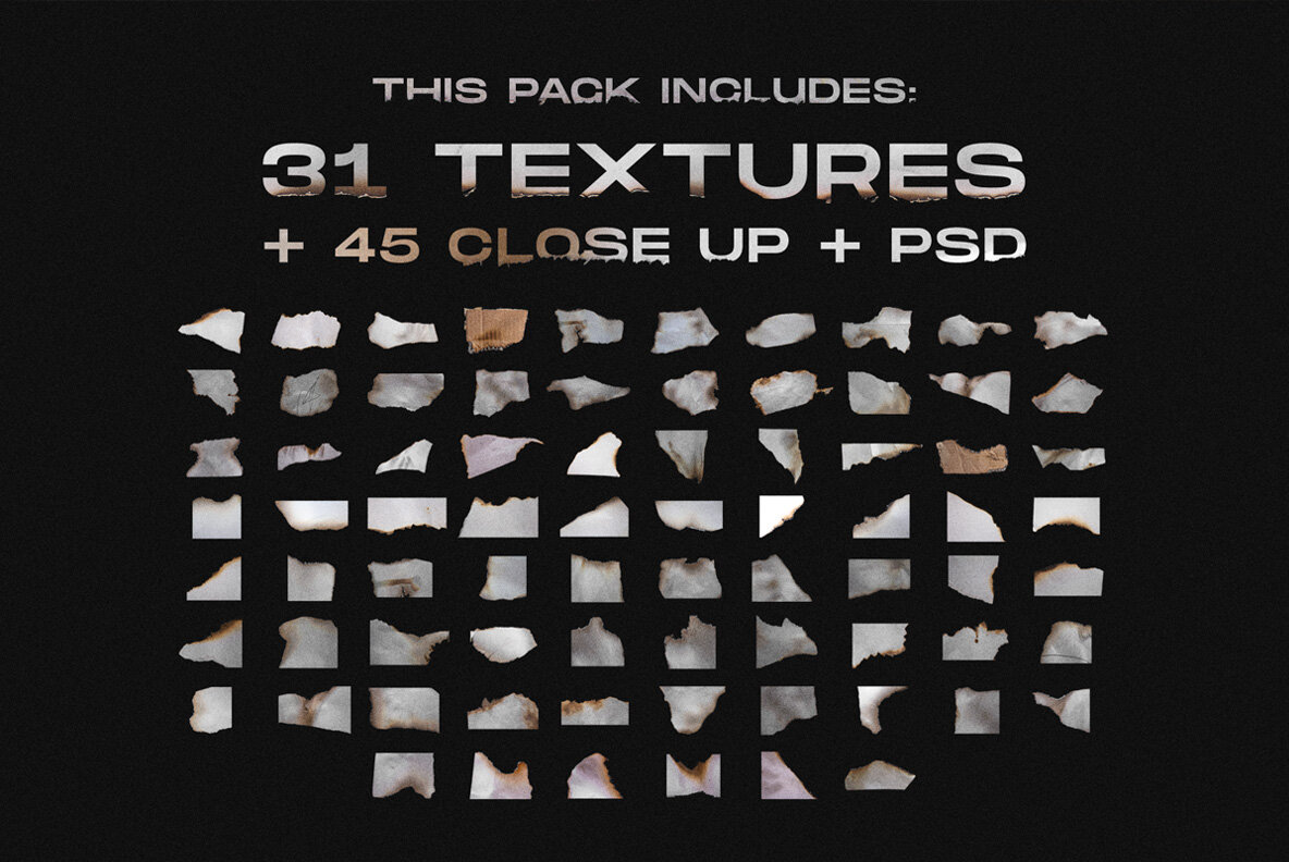 Torn and Burned Paper Textures 5