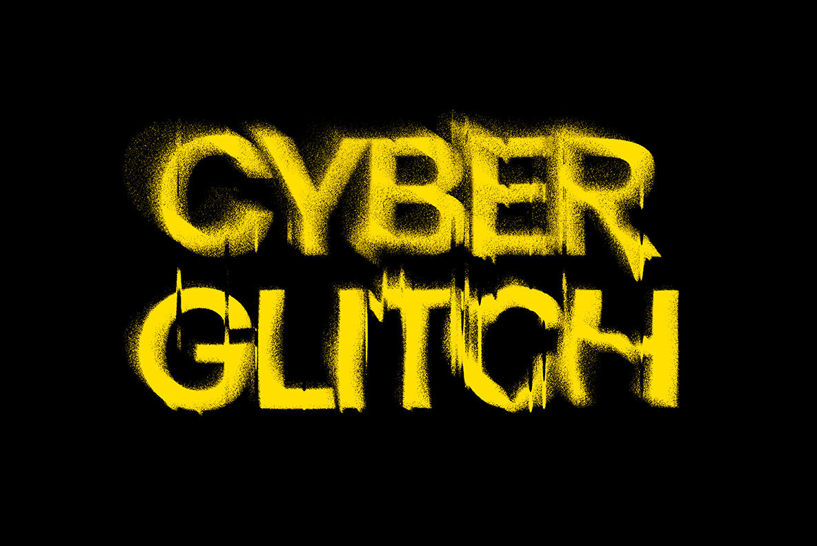 Displaced Distortion Text Effects 7