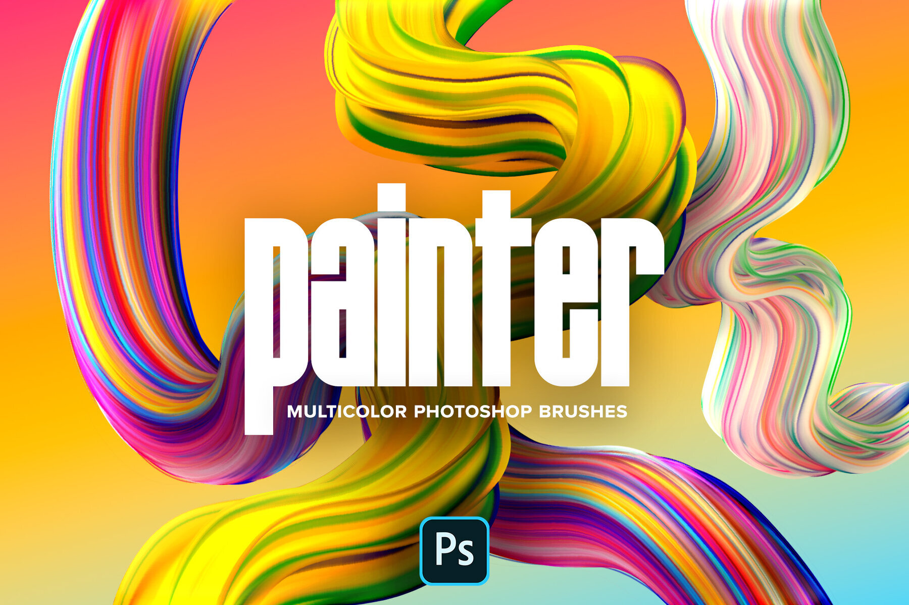 Painter     Multicolor Brushes for Photoshop 1