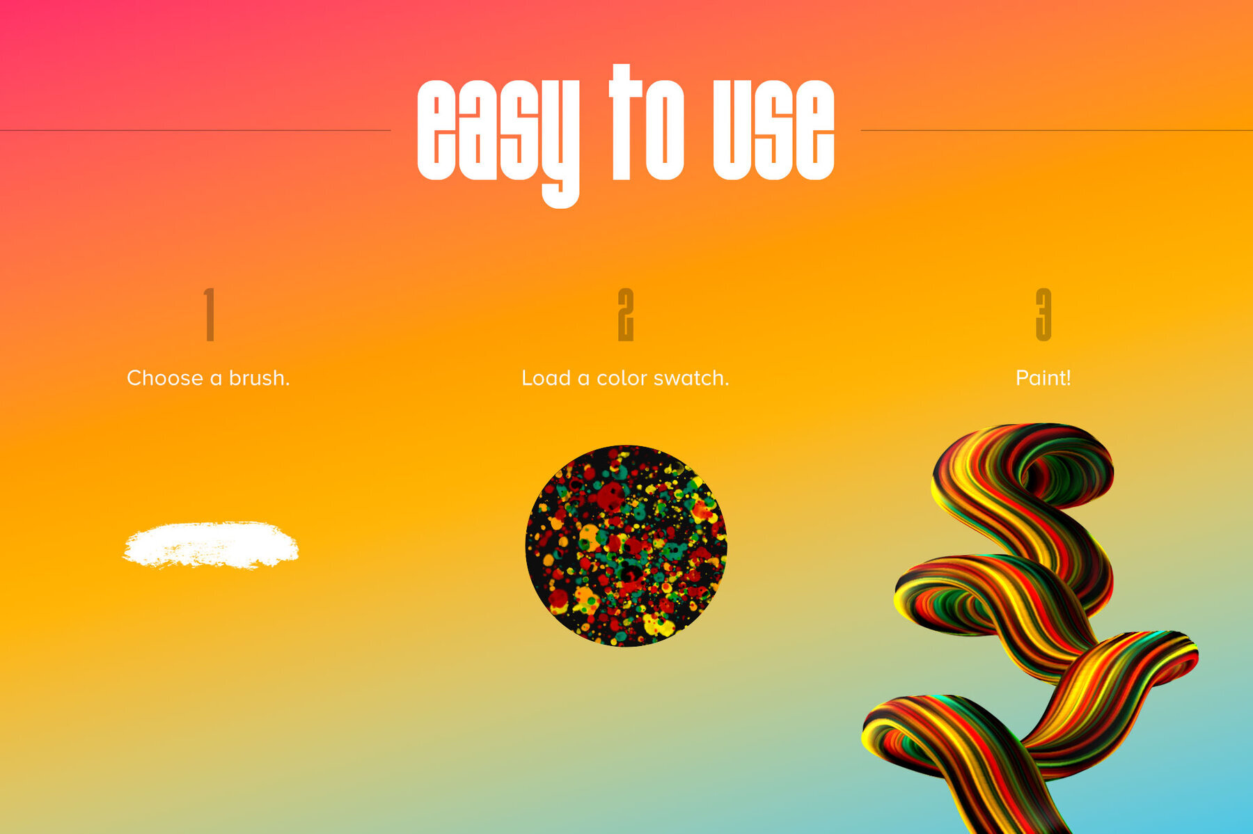 Painter     Multicolor Brushes for Photoshop 2