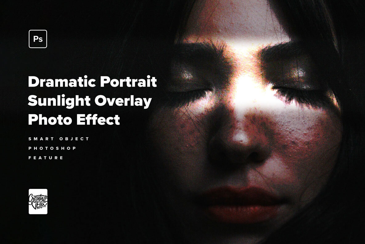 Dramatic Portrait Sunlight Overlay Photo Effect 1