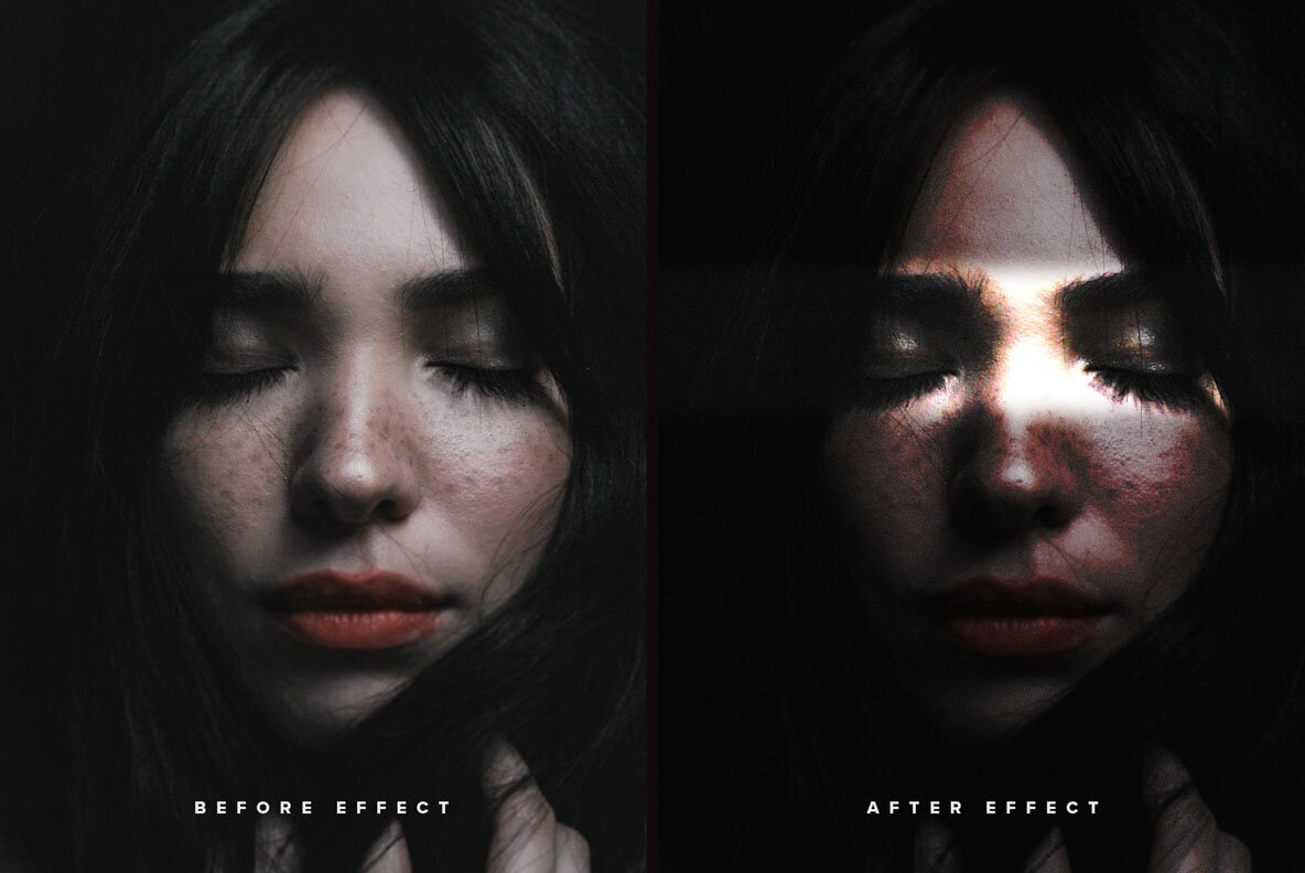 Dramatic Portrait Sunlight Overlay Photo Effect 2