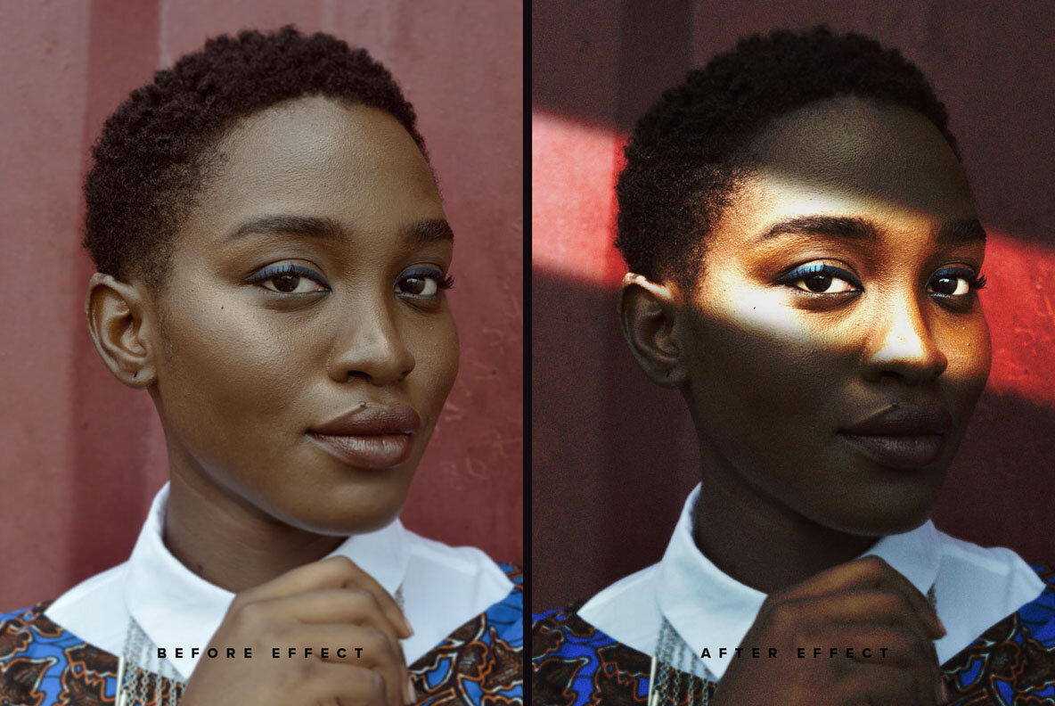Dramatic Portrait Sunlight Overlay Photo Effect 6