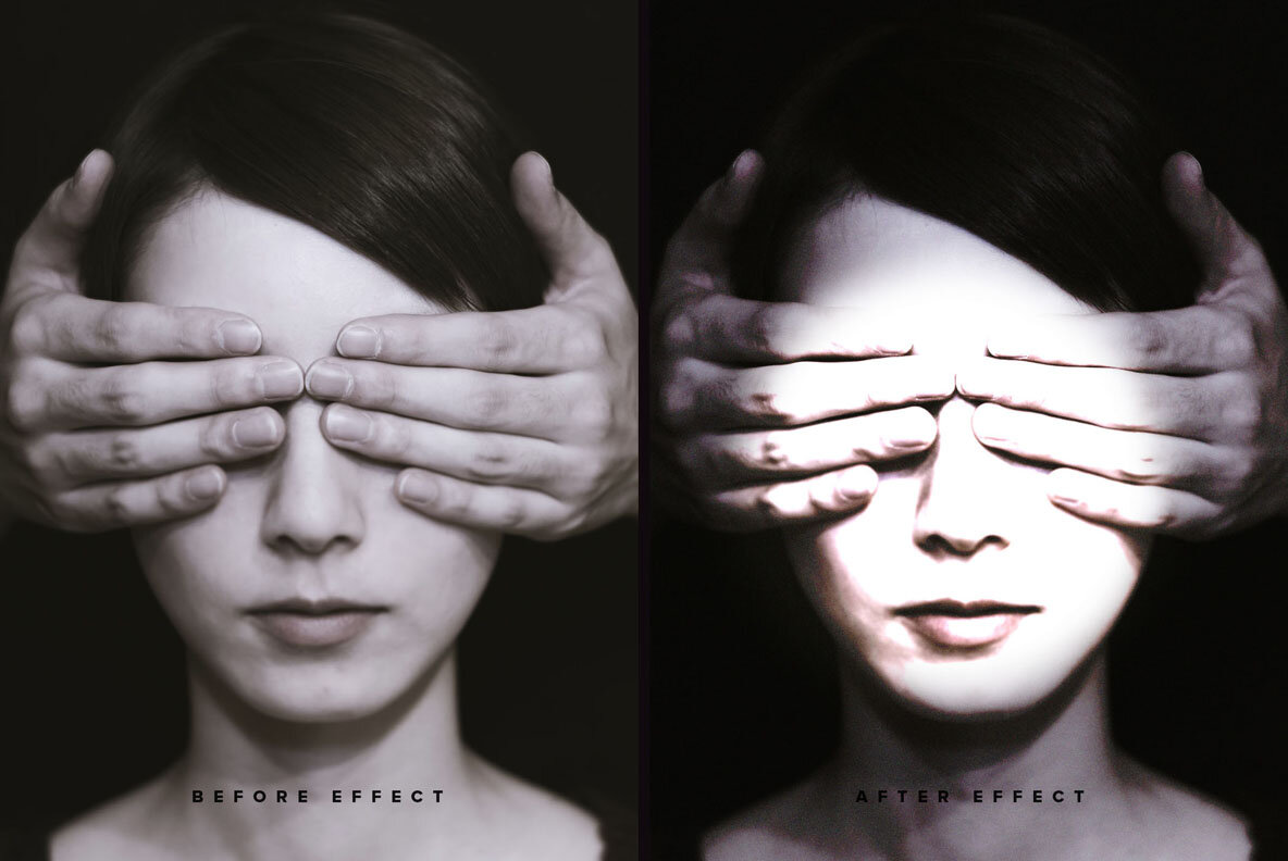 Dramatic Portrait Sunlight Overlay Photo Effect 8